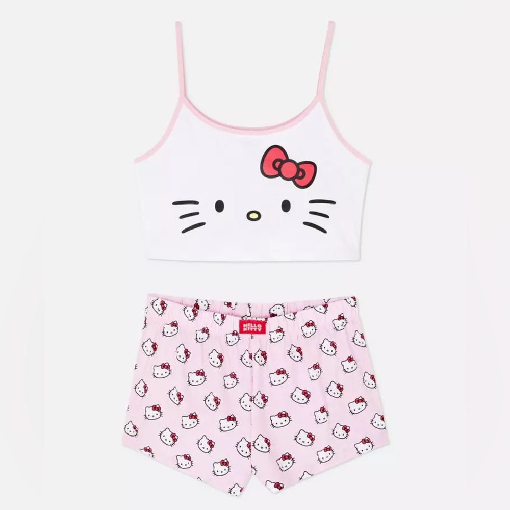 Hello Kitty Cami And Shorts‎ PJ Set